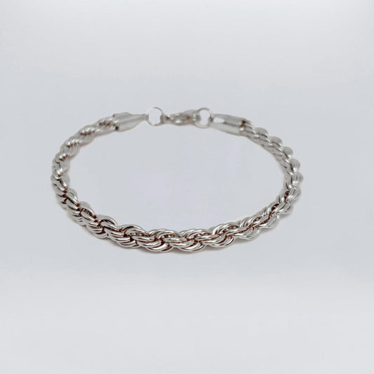 Rope Bracelet 5mm | Argento - Milano Ice