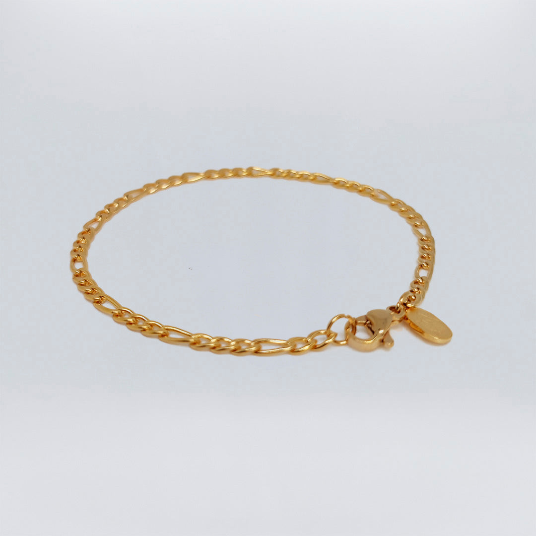 Figaro Bracelet 3mm | Oro - Milano Ice