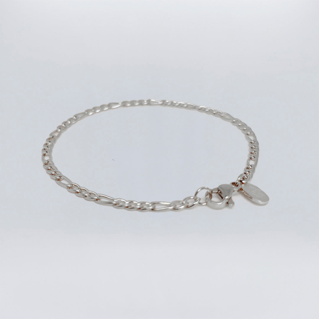 Figaro Bracelet 3mm | Argento - Milano Ice