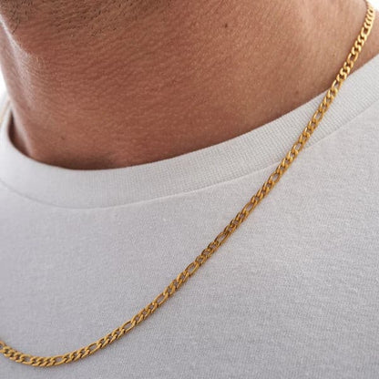 Figaro Chain 3mm | Oro - Milano Ice