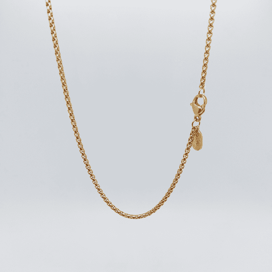 Round Box Chain 2mm | Oro - Milano Ice