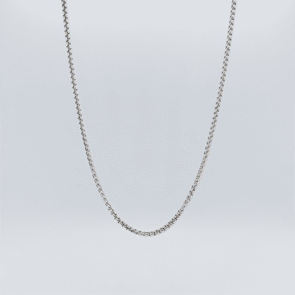 Round Box Chain 2mm | Argento - Milano Ice