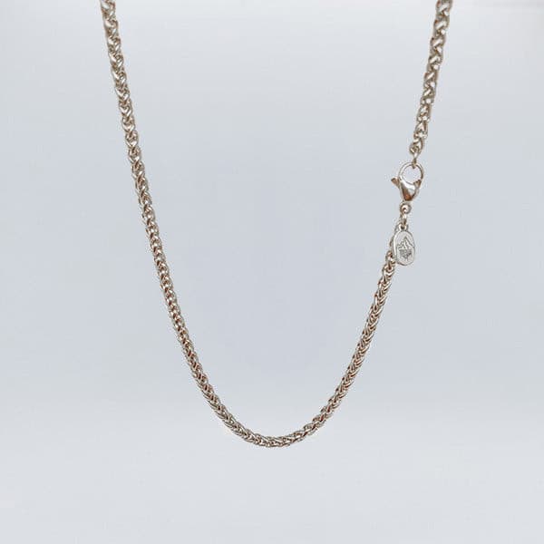 Wheat Chain 3mm | Argento - Milano Ice