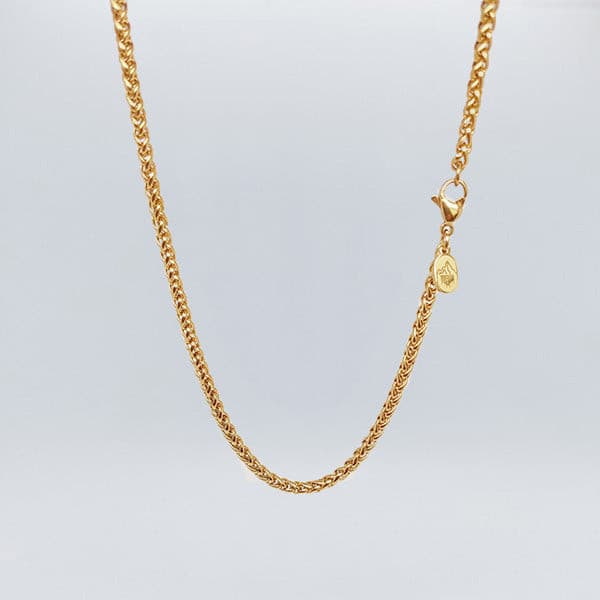 Wheat Chain 3mm | Oro - Milano Ice