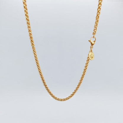 Wheat Chain 3mm | Oro - Milano Ice